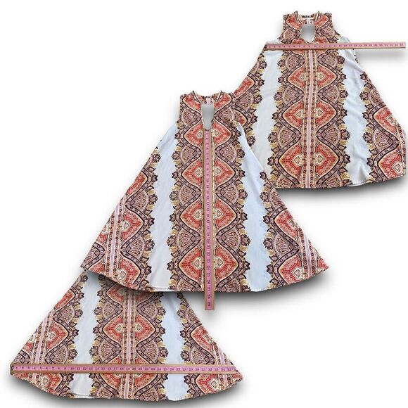 Xhilaration Multi Color Tribal Print Above the Knee Mini Dress Women’s Size Medi - Picture 4 of 12